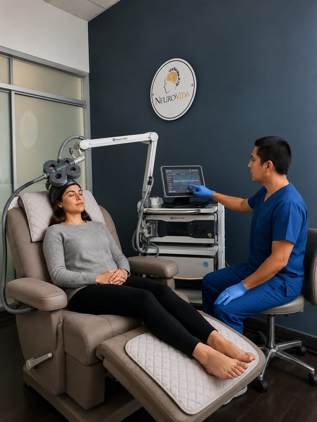 Tratamiento de Estimulación Magnética Transcraneal (EMT) en Trujillo - NeuroVida